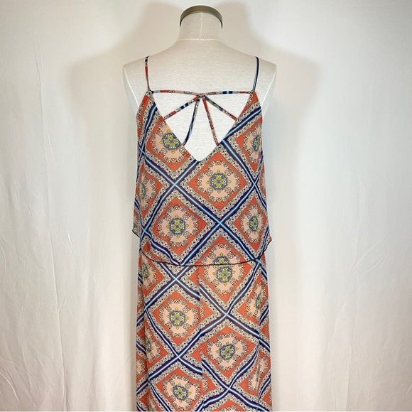 Charlotte Russe long boho maxi dress, spaghetti straps , size Small - Picture 2 of 9
